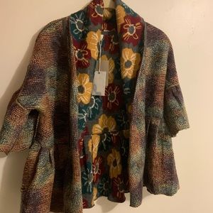 Anthropologie sweater jacket